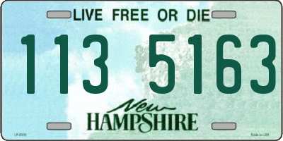 NH license plate 1135163