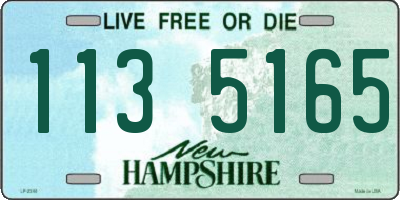 NH license plate 1135165