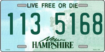 NH license plate 1135168