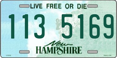 NH license plate 1135169