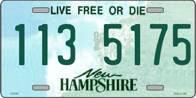 NH license plate 1135175