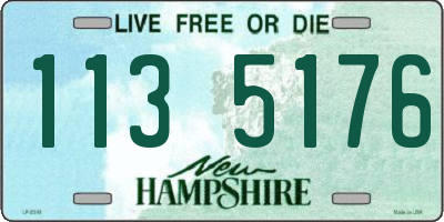 NH license plate 1135176