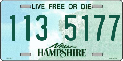 NH license plate 1135177