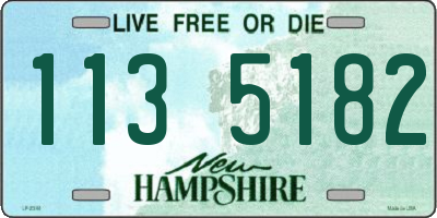 NH license plate 1135182