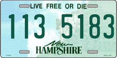 NH license plate 1135183
