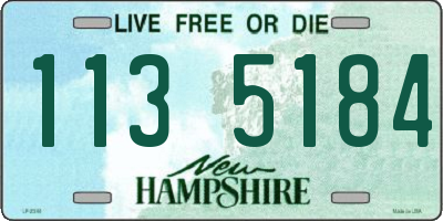 NH license plate 1135184