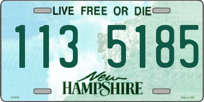 NH license plate 1135185