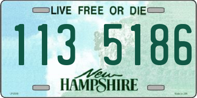 NH license plate 1135186