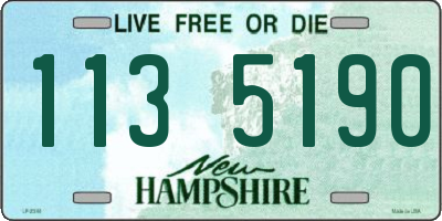 NH license plate 1135190