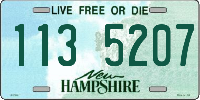 NH license plate 1135207
