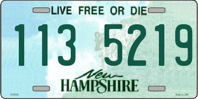 NH license plate 1135219