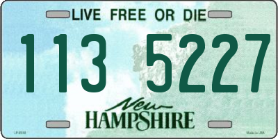 NH license plate 1135227