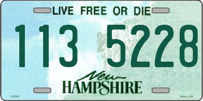 NH license plate 1135228