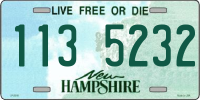 NH license plate 1135232