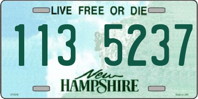 NH license plate 1135237