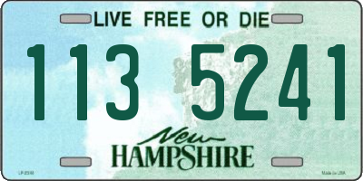 NH license plate 1135241