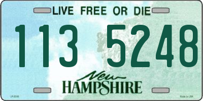 NH license plate 1135248