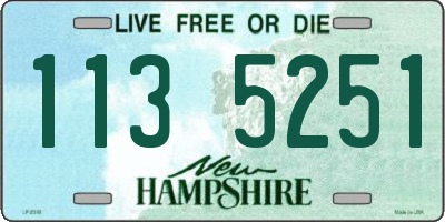 NH license plate 1135251