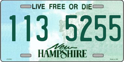 NH license plate 1135255