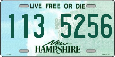 NH license plate 1135256