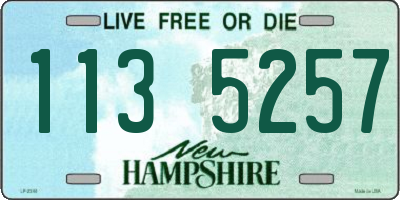 NH license plate 1135257
