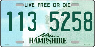 NH license plate 1135258