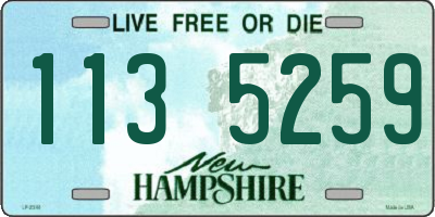 NH license plate 1135259