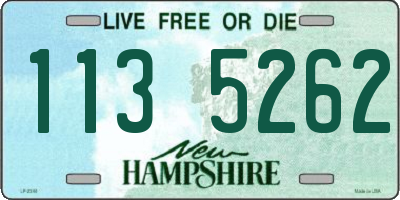 NH license plate 1135262