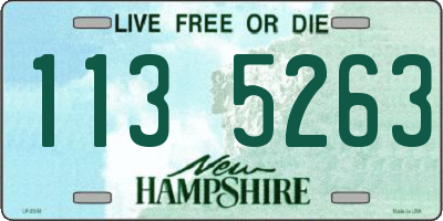 NH license plate 1135263