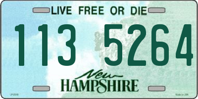 NH license plate 1135264