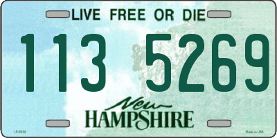 NH license plate 1135269