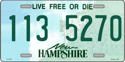 NH license plate 1135270