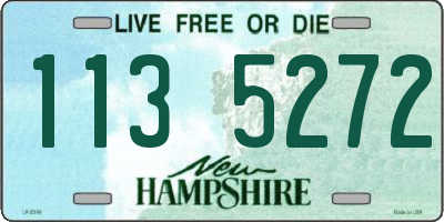 NH license plate 1135272