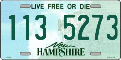 NH license plate 1135273
