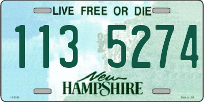 NH license plate 1135274