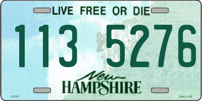 NH license plate 1135276