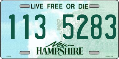 NH license plate 1135283