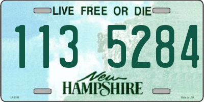 NH license plate 1135284