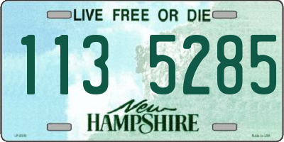 NH license plate 1135285