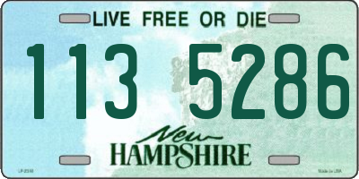 NH license plate 1135286