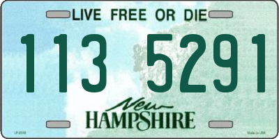 NH license plate 1135291