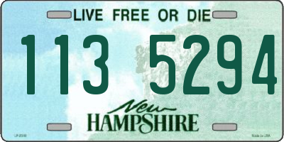 NH license plate 1135294