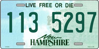 NH license plate 1135297