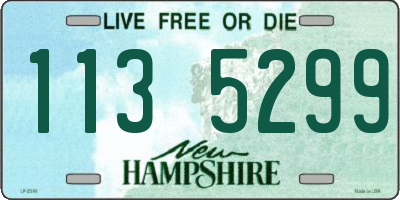 NH license plate 1135299