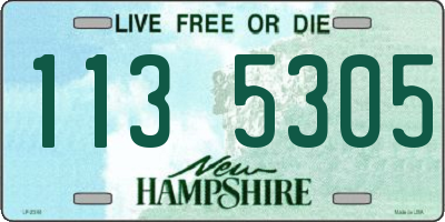 NH license plate 1135305