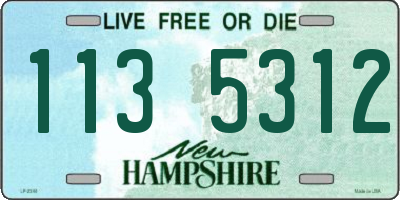 NH license plate 1135312