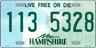 NH license plate 1135328