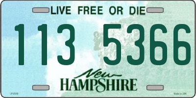 NH license plate 1135366