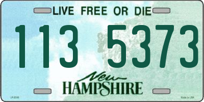 NH license plate 1135373