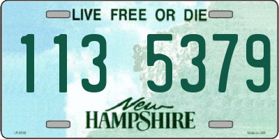 NH license plate 1135379